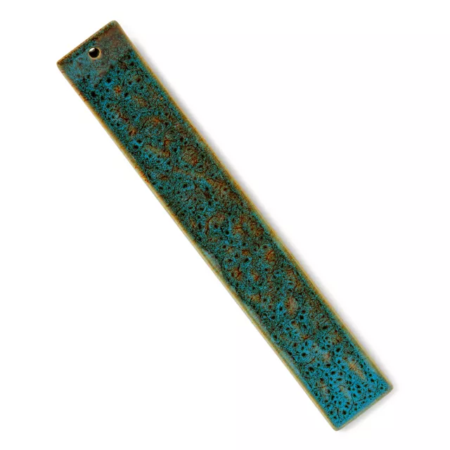 Teal Reactive Flat Incense Burner at Spencer's