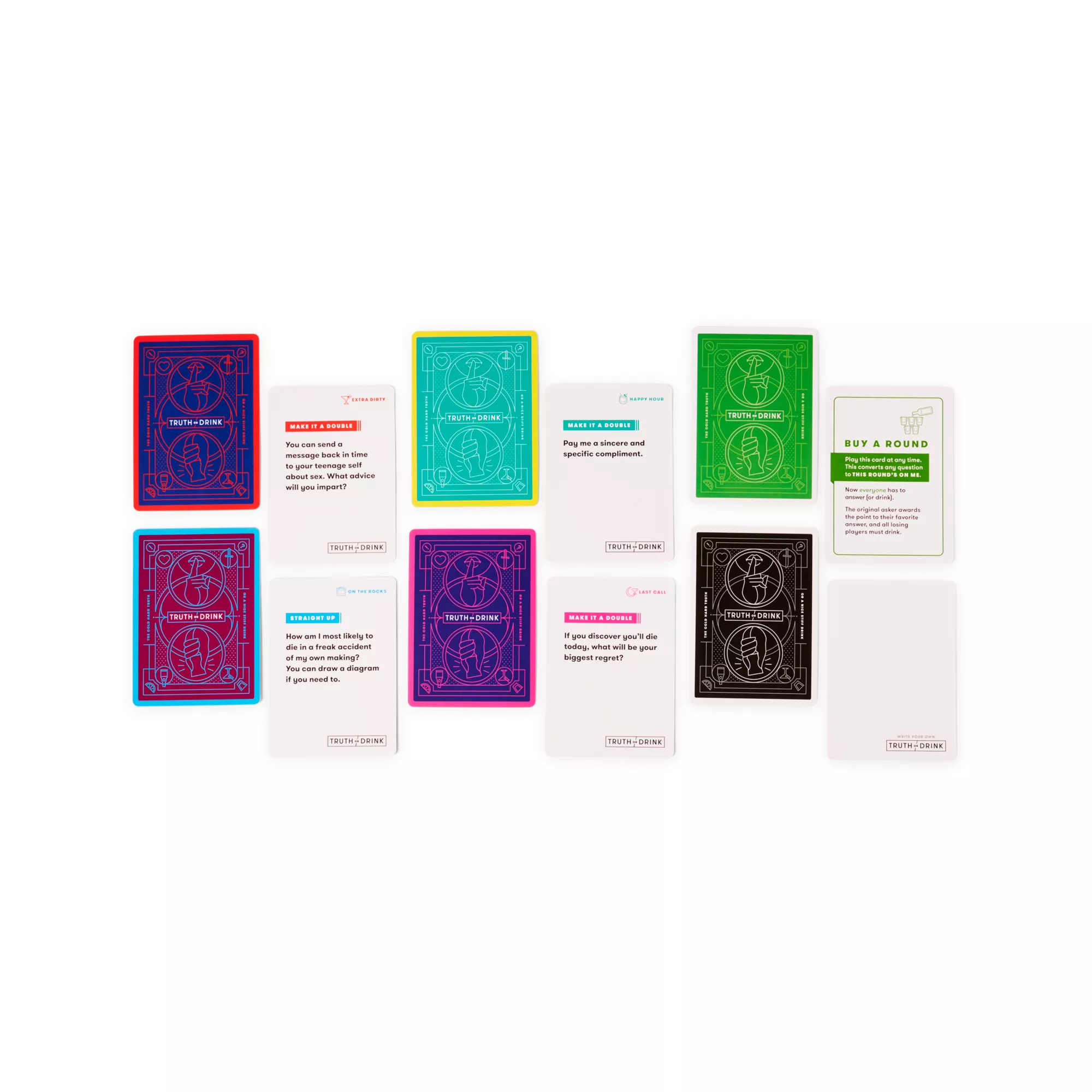 Truth or Drink Second Edition Game - Cut