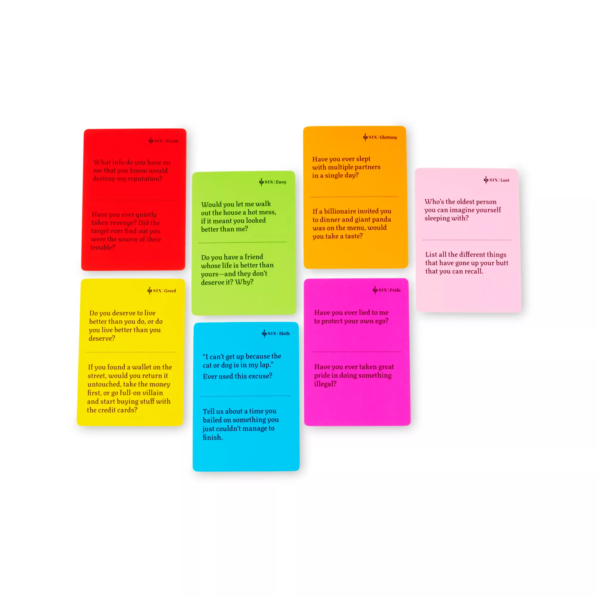 Truth or Drink Sin Edition - Cut at Spencer's