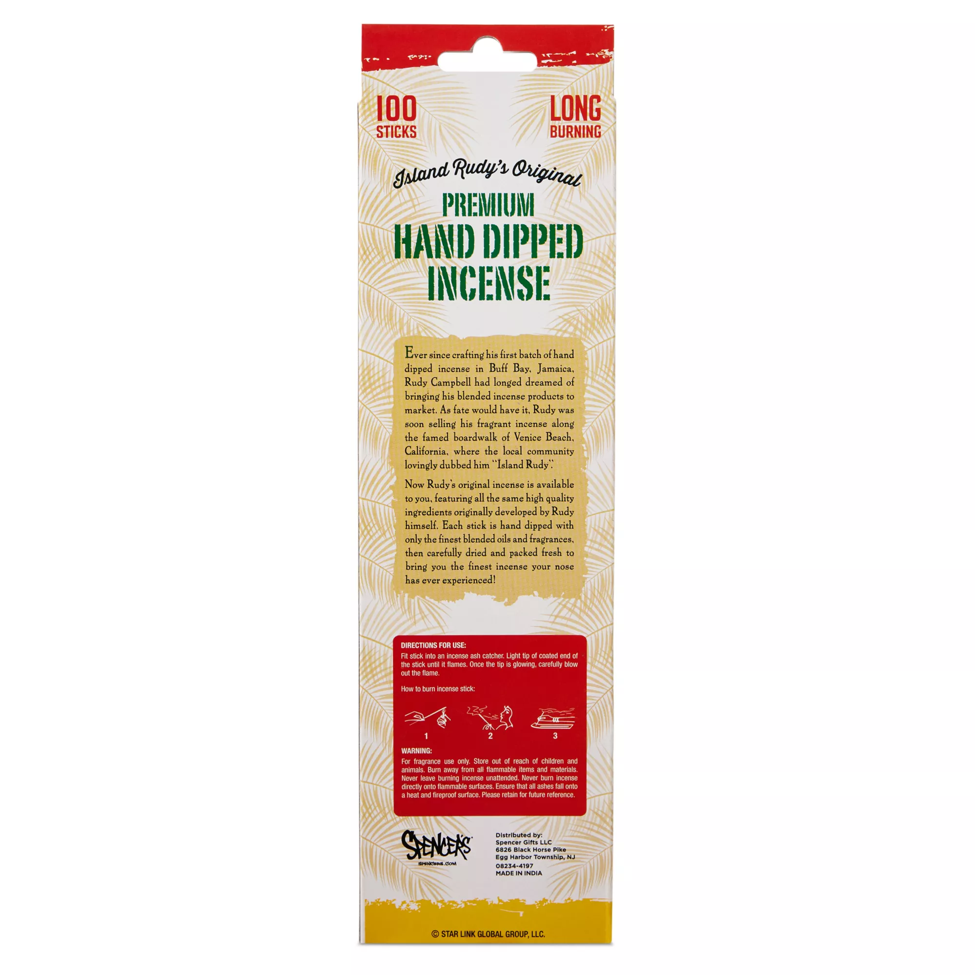 Vanilla Incense Sticks - 100 Pack at Spencer's