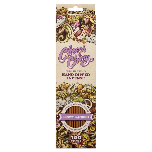Groovy Patchouli Incense Sticks 100 Pack - Cheech and Chong at Spencer's