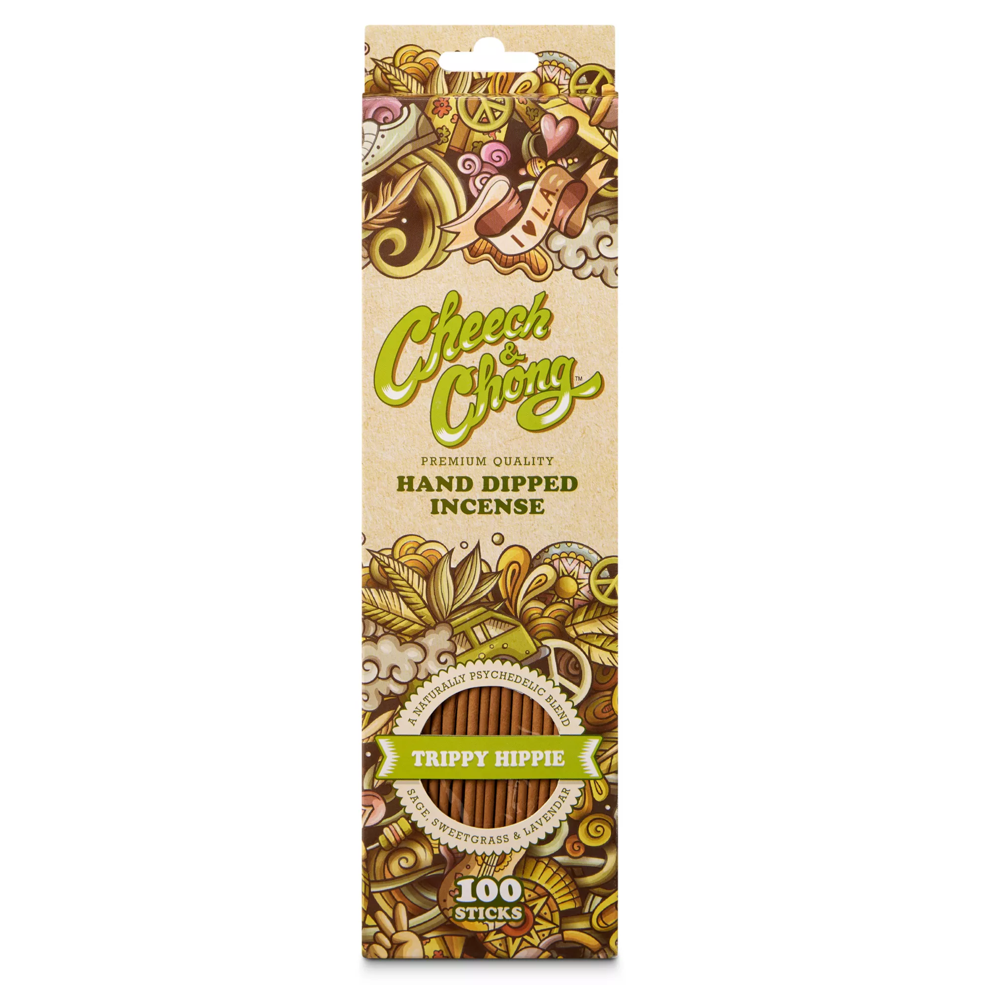 Trippy Hippie Incense Sticks 100 Pack - Cheech and Chong at Spencer's