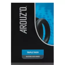 Triple Thick 3 Cock Rings Set - Arouz'd at Spencer's