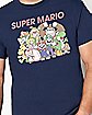 Super Mario Characters Group T Shirt