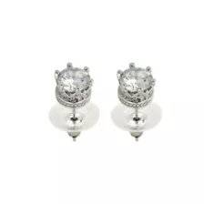 CZ Prong Titanium Stud Earrings at Spencer's