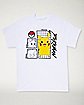 Pikachu Eevee Gengar T Shirt - Pokemon