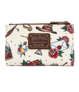 Loungefly Tattoo Zip Wallet- Harry Potter