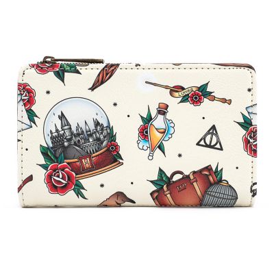 Loungefly Tattoo Zip Wallet- Harry Potter