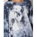 Tie Dye Jack Skellington and Sally Sweatshirt - The Nightmare Before Christmas at Spencer's