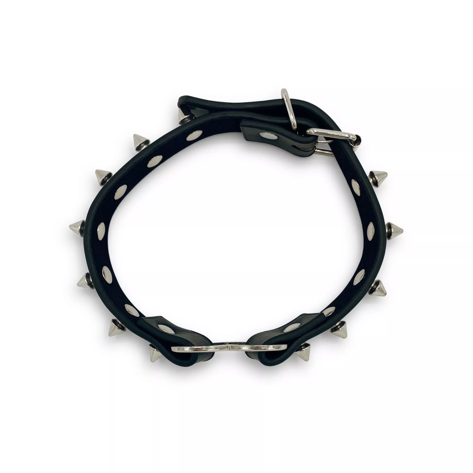 Spike Heart Collar with Leash at Spencer's