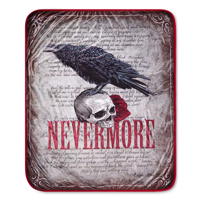 Nevermore Fleece Blanket at Spencer's