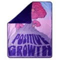 Positive Growth Mushroom Fleece Blanket at Spencer's