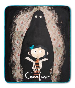 Coraline Key Reversible Fleece Blanket