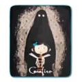 Coraline Key Reversible Fleece Blanket at Spencer's