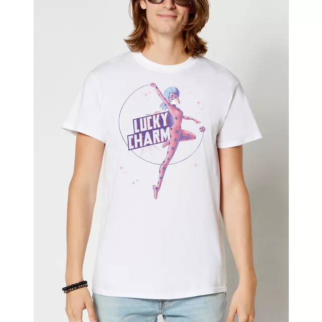 Lucky Charm T Shirt - Miraculous Ladybug at Spencer's