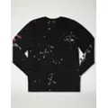 Long Sleeve Splatter Jack Skellington T Shirt - The Nightmare Before Christmas at Spencer's