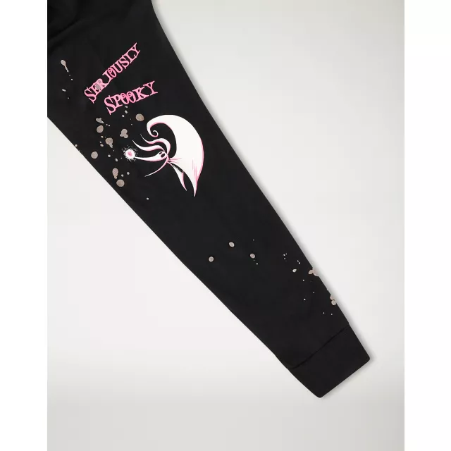 Long Sleeve Splatter Jack Skellington T Shirt - The Nightmare Before Christmas at Spencer's
