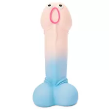 Screaming Willy Blue Balls Squeaker Toy at Spencer's