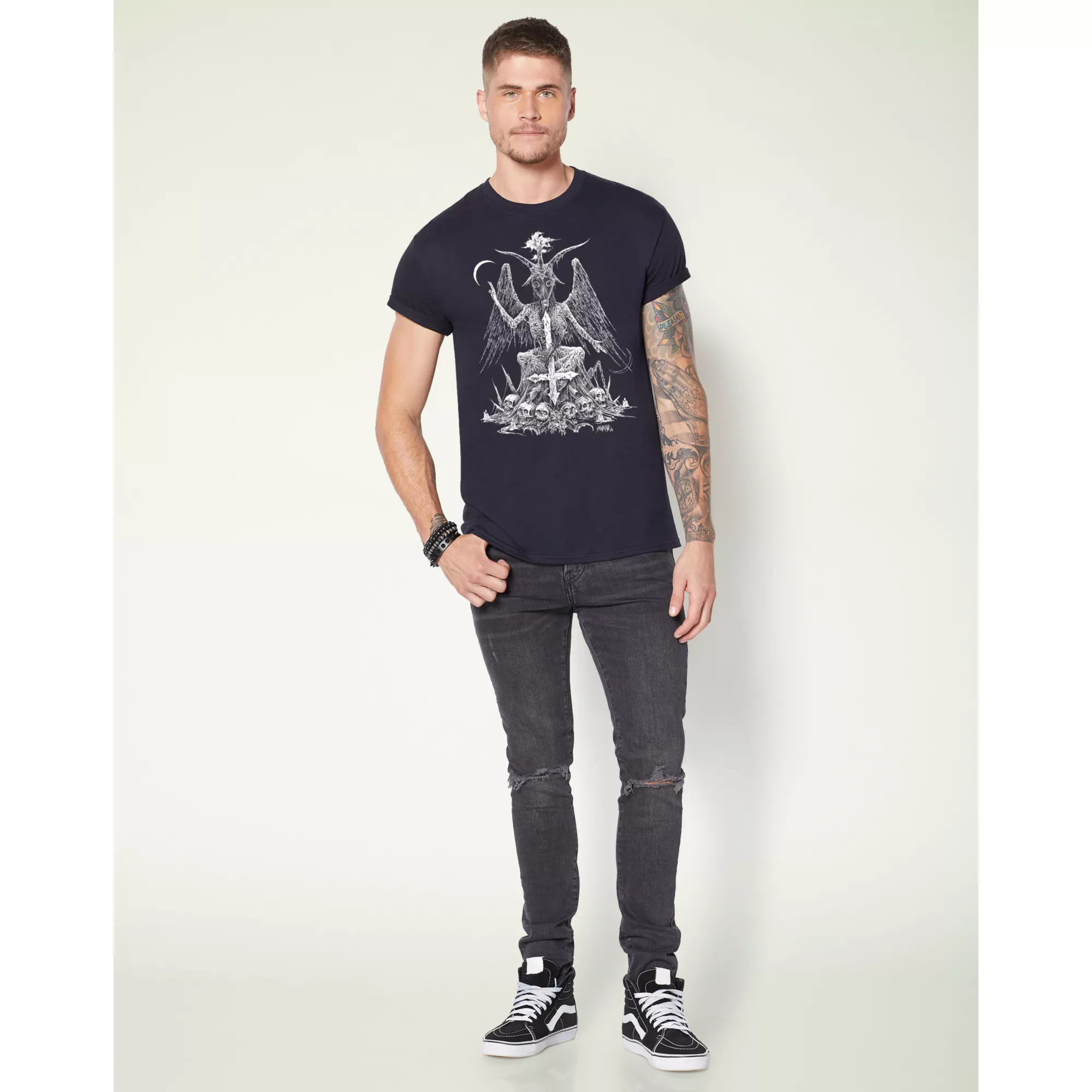 Baphomet T Shirt - Sawblade666 at Spencer's