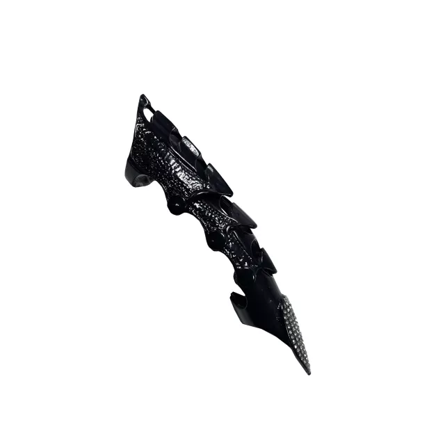 Cluster CZ Black Finger Armor at Spencer's