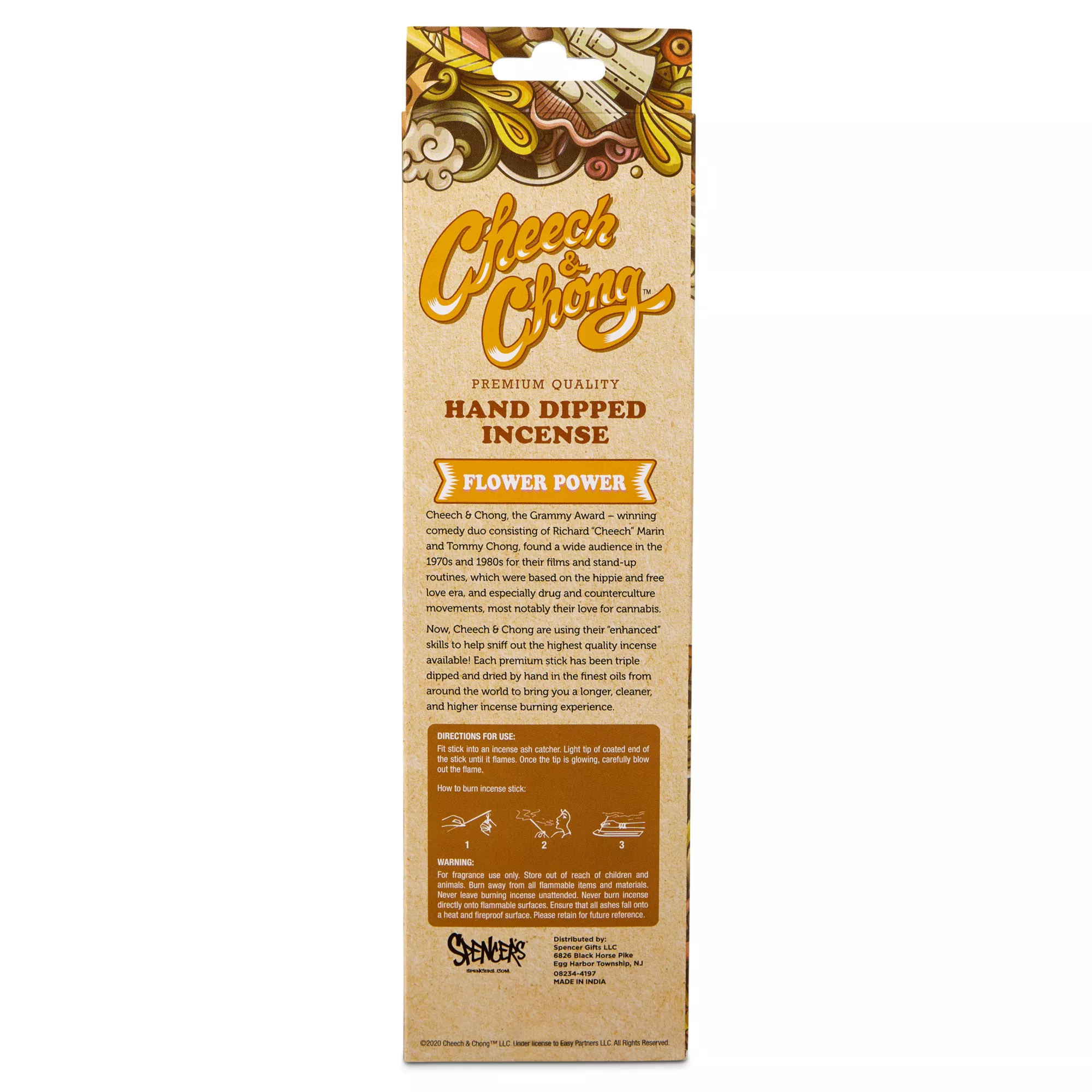 Flower Power Incense 100 Pack - Cheech and Chong