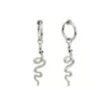 Fake Snake Hoop Dangle Earrings at Spencer's