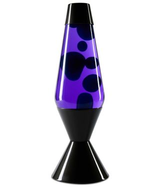 Black Dark Mirror Lava Lamp - 16 Inch