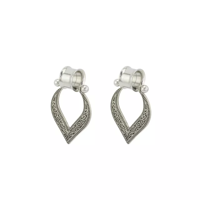 Filigree Dangle Double Flare Tunnel Plugs at Spencer's