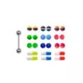 Barbell with Pill Extra Balls - 14 Gauge at Spencer's