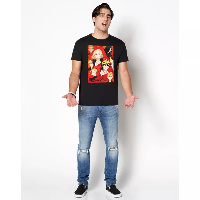 Tokyo Revengers Collage T Shirt at Spencer's