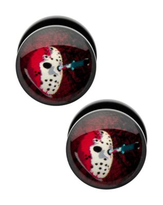 Jason Voorhees Knife Mask Plugs – Friday the 13th