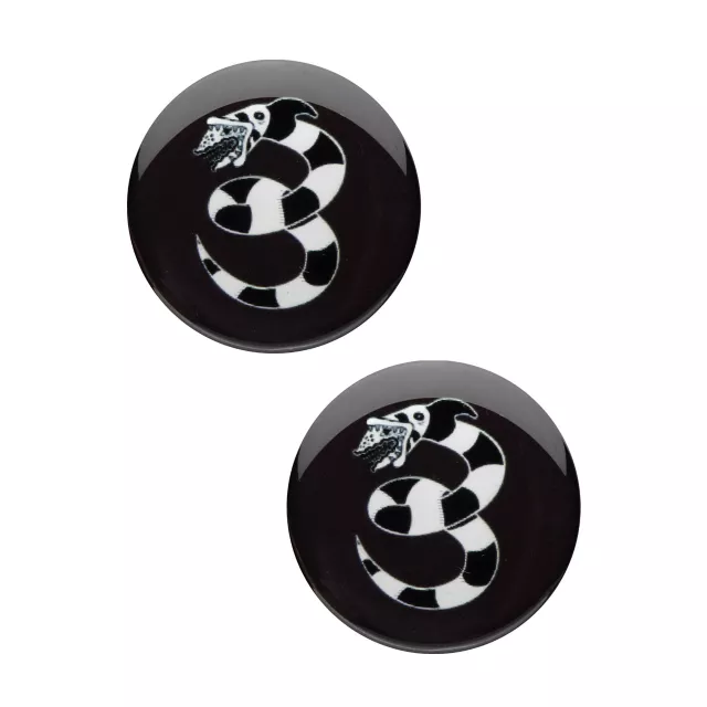 Black Sandworm Plugs - Beetlejuice at Spencer's