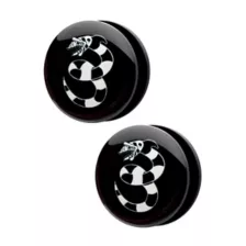 Black Sandworm Plugs - Beetlejuice at Spencer's