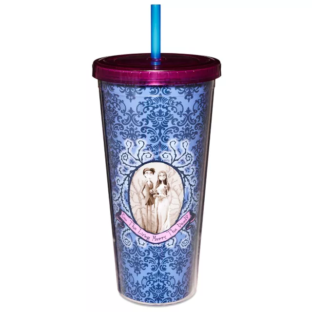 Corpse Bride Cup with Straw - 20 oz. at Spencer's
