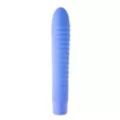 Ribbed AF 10-Function Waterproof Vibrator Purple - 8 Inch at Spencer's