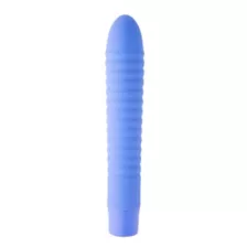 Ribbed AF 10-Function Waterproof Vibrator Purple - 8 Inch at Spencer's