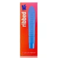Ribbed AF 10-Function Waterproof Vibrator Purple - 8 Inch at Spencer's
