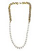 Goldtone Chain and Pearl-Effect Necklace