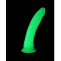 Afternoon D-Light Glow in the Dark Suction Cup Dildo Green 8 Inch - Hott Love Extreme at Spencer's