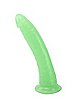 Afternoon D-Light Glow in the Dark Suction Cup Dildo Green 8 Inch - Hott Love Extreme