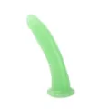 Afternoon D-Light Glow in the Dark Suction Cup Dildo Green 8 Inch - Hott Love Extreme at Spencer's