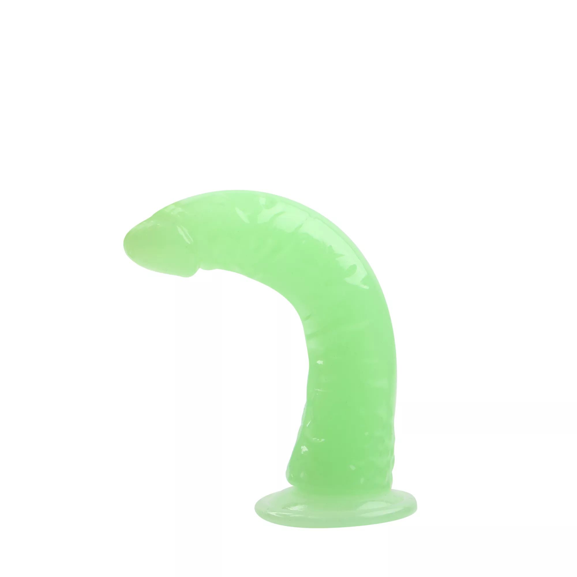 Afternoon D-Light Glow in the Dark Suction Cup Dildo Green 8 Inch - Hott Love Extreme at Spencer's