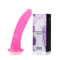 Afternoon D-Light Glow in the Dark Suction Cup Dildo Pink 8 Inch - Hott Love Extreme at Spencer's