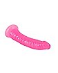 Afternoon D-Light Glow in the Dark Suction Cup Dildo Pink 8 Inch - Hott Love Extreme