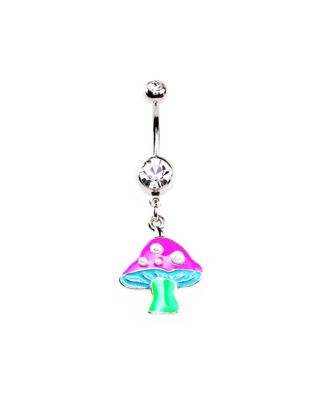 Mushroom deals belly ring