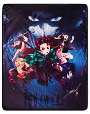 Funny Anime Demon Slayer T Shirt Fleece Blanket by Anime Art