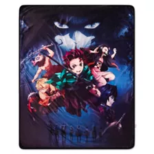 Group Demon Slayer Fleece Blanket at Spencer's