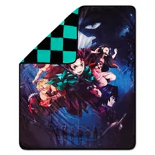 Group Demon Slayer Fleece Blanket at Spencer's