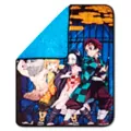 Characters Demon Slayer Reversible Fleece Blanket at Spencer's