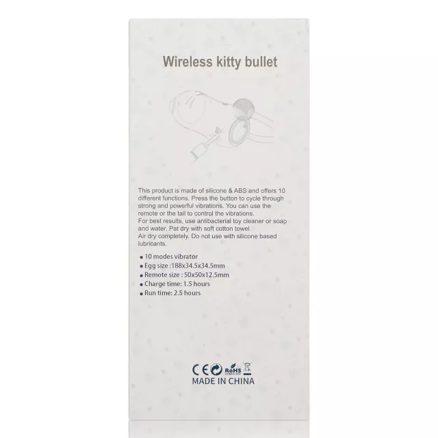 10-Function Rechargeable Kitty Vibrator - 4.9 Inch at Spencer's